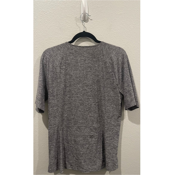 ATHLETA Pacifica Wrap Front Grey Tee - Picture 6 of 7